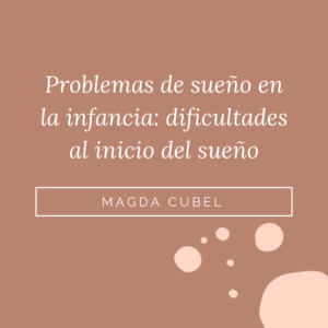 Problemas de sueño en la infancia